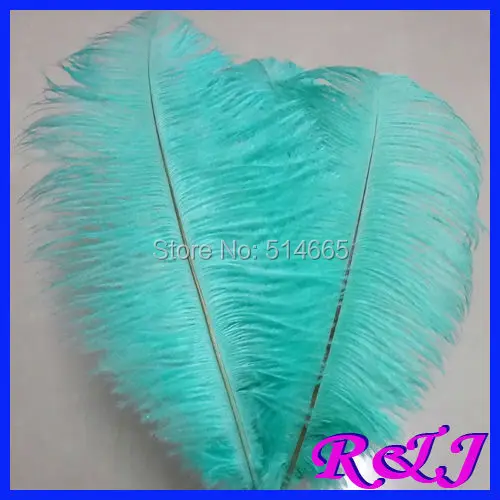 EMS Free shipping Cheap ostrich feather 100pcs 18-20 inches 45-50cm Mint Green / Light plumage plume | Дом и сад