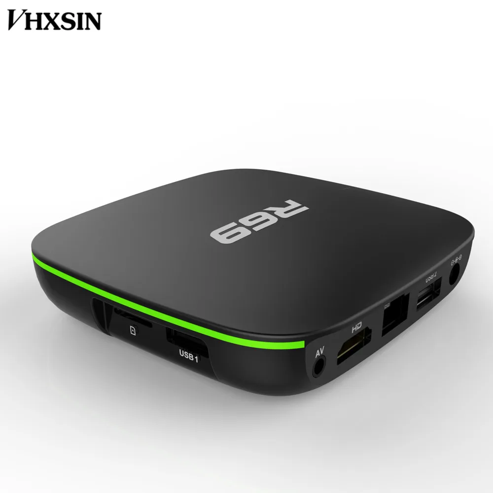 VHXSIN 5 шт./лот R69 1 ГБ 8 Android 7 TV Box H3 четырехъядерный ГГц 4K H.264 100M LAN | Электроника
