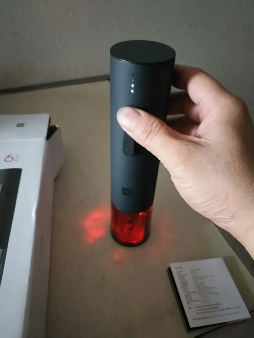 Xiaomi Mijia Huohou автоматическая бутылка Красного вина Электрический штопор фольга резак пробковый инструмент для 6s открытой батареи 550 мАч