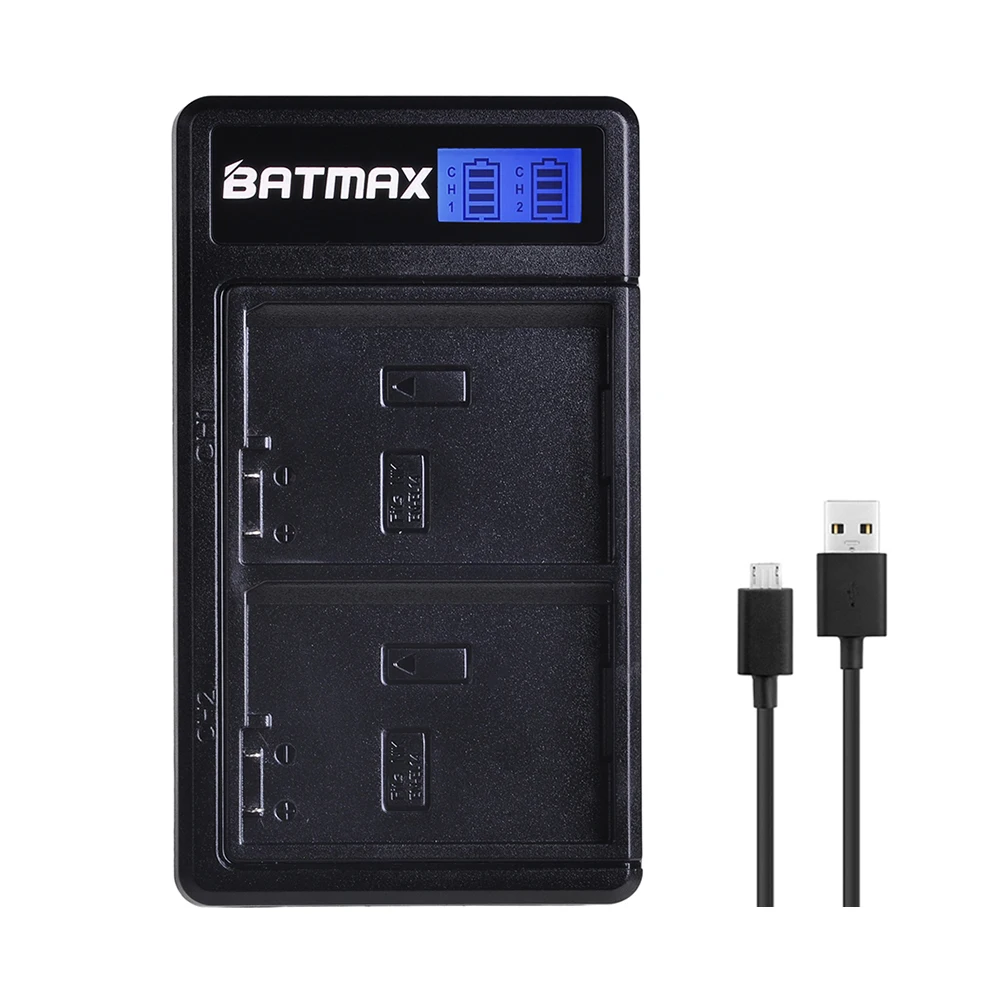 1 charger Batmax EN-EL14 EN-EL14a Батарея+ ЖК-дисплей USB Dual Зарядное устройство для Nikon P7800, P7700, P7100, P7000, D5600, D5500, D5300, D5200, D5100, D3200, D3300 - Цвет: 1 charger
