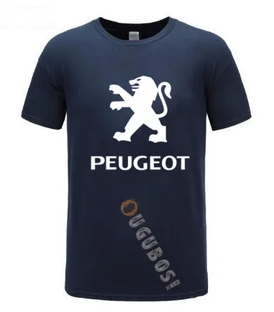 Футболка мужская с коротким рукавом модная рубашка для Peugeot Летний стиль |