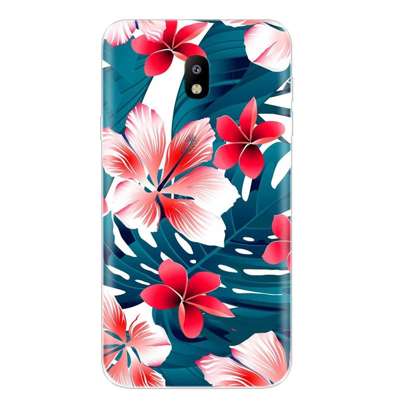 Мягкий чехол из ТПУ для Samsung Galaxy J1 J2 prime J3 J4 J5 J6 J7 2016 2017 2018 силиконовый с узором в