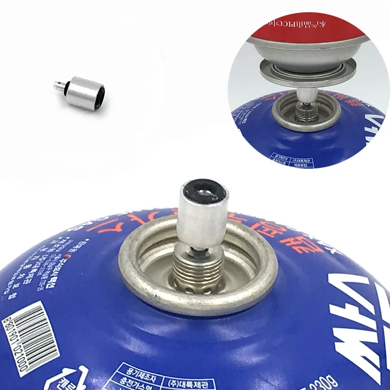 Кемпинг пропан Быстрый Заправка Адаптер газовый клапан плоский цилиндрический