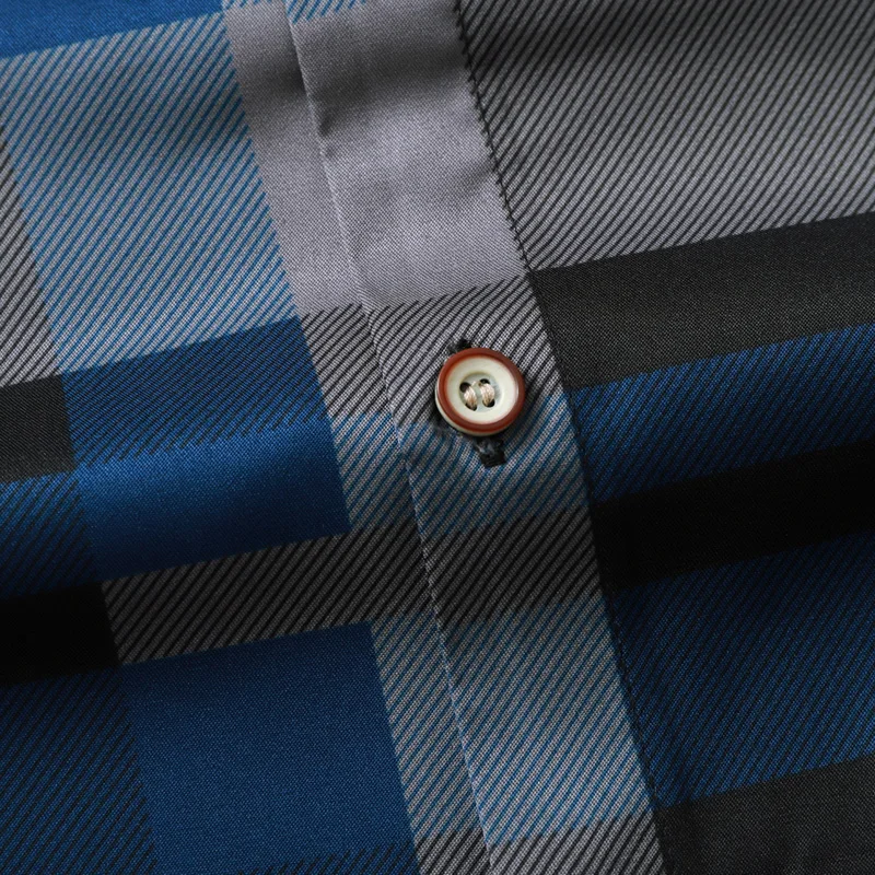 

Plus Large Size 7XL 6XL 5XL 4XL Mens Business Casual Long Sleeved Shirts Classic Striped Male Social Dress Shirts Male Clothing