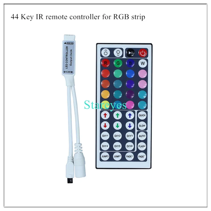 1 комплект SMD 5050 60 светодиодный/M 5M RGB Светодиодная лента для фонарика одноцветная IP65 водонепроницаемая лента+ пульт дистанционного управления/переключатель+ 3A адаптер питания