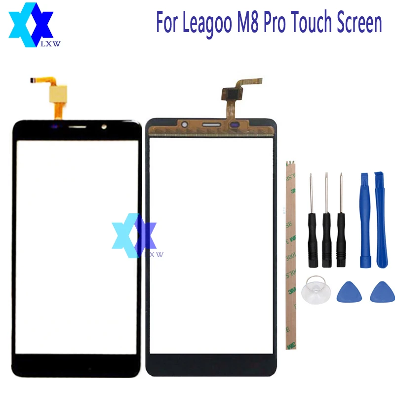 Для Leagoo M8 Pro Сенсорный экран Стекло оригинальный гарантия новый Панель 5 7 дюймов