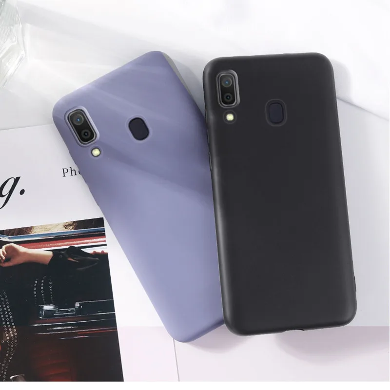 200pcs/lot Liquid silicone Phone Case For Samsung Galaxy A10 A20 A30 A40 A50 A60 A70 A80 A90 M10 M20 M30 TPU Back Cover