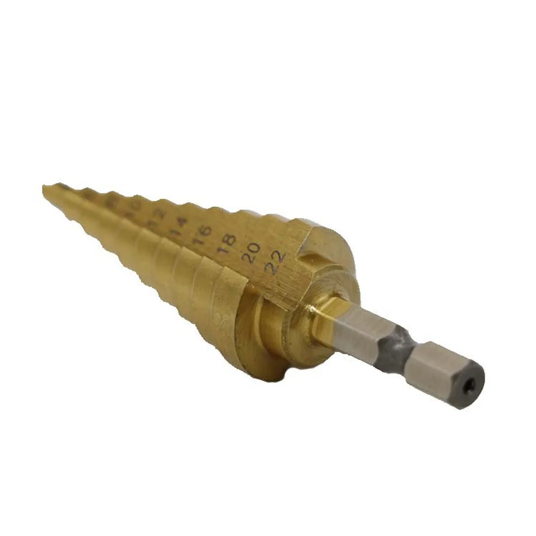 Шестигранное титановое ступенчатое Коническое сверло высокоскоростное