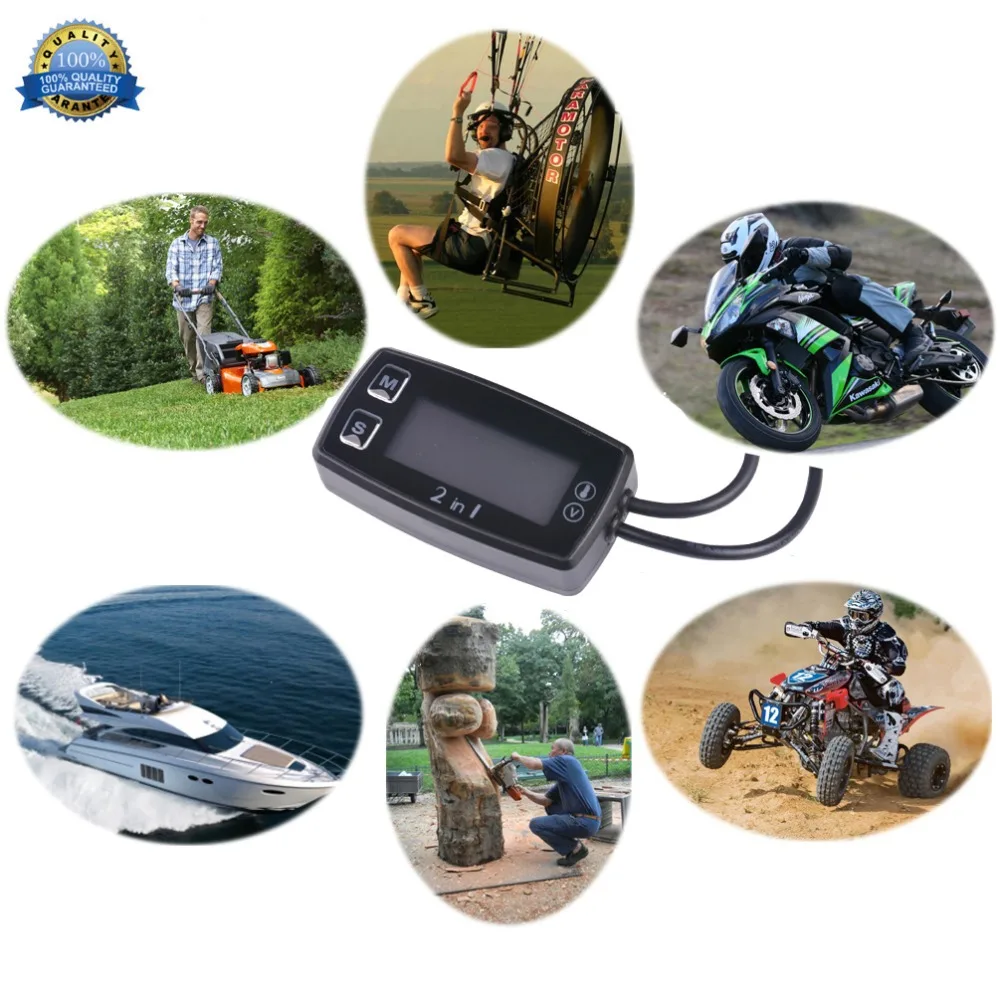 Цифровой термометр Вольтметр измеритель температуры для питбайка Atv Buiten ATV