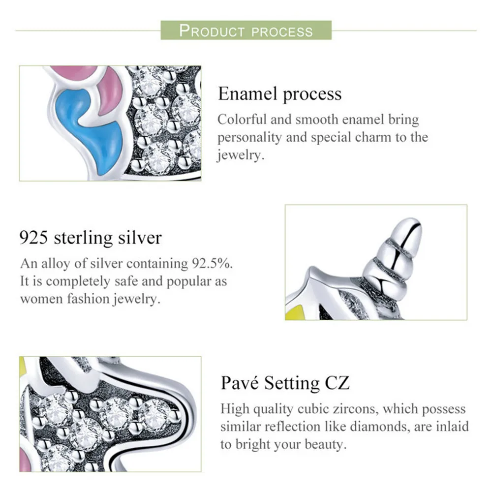 SEDEX 2019 серебро 925 пробы Единорог память серебряные серьги гвоздики для женщин и