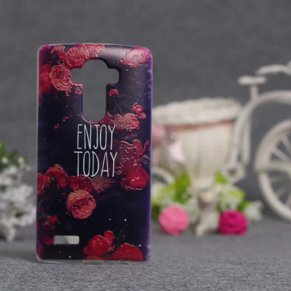 Мягкий чехол из ТПУ для LG G4 H811 H810 LS991 с 3D рельефным рисунком силиконовый Funda крышка