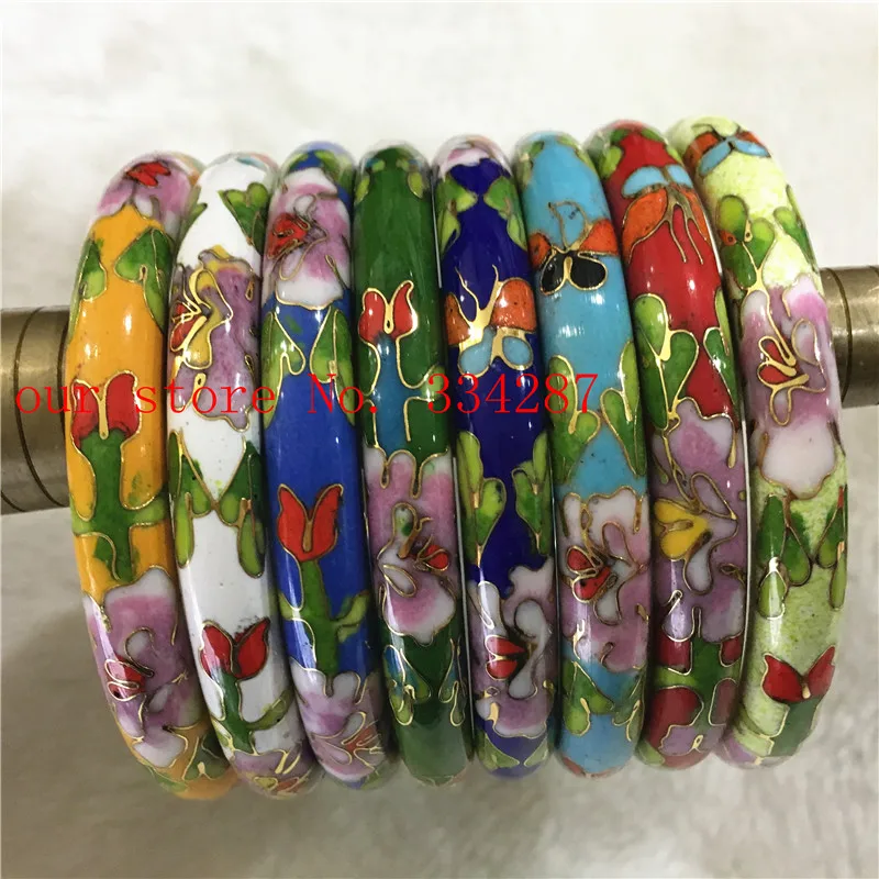 Оптовая продажа 1 шт КИТАЙСКИЙ ручной работы перегородчатая эмаль манжеты полые