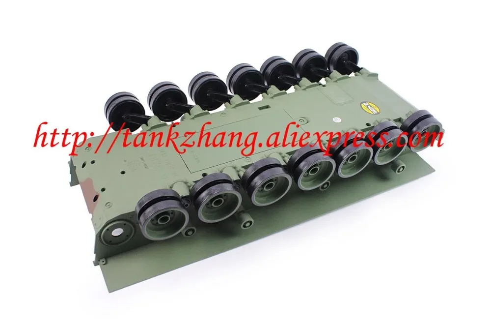 HENG LONG 3889/3889 1 RC tank Leopard 2 A6 1/16 Запасные части № 3889 AC008 пластиковый шасси с основными