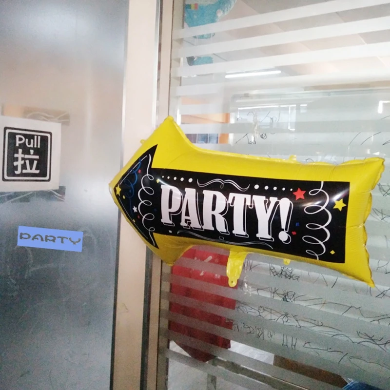 1 шт. вечерние воздушные шары с буквенным стрелком дорожный шар из алюминиевой