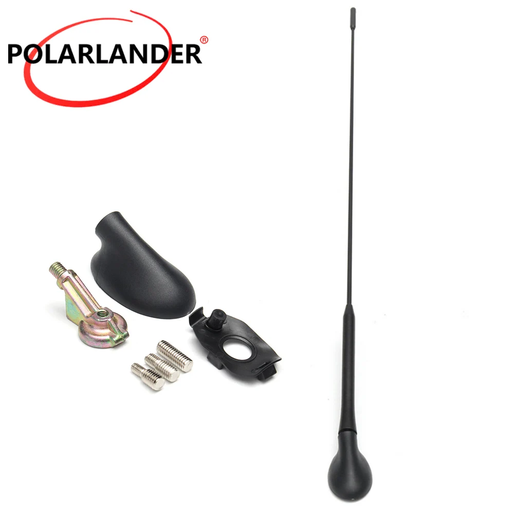 Черная Автомобильная крыша AM/FM антенна Polarlander воздушная мачта с базовым