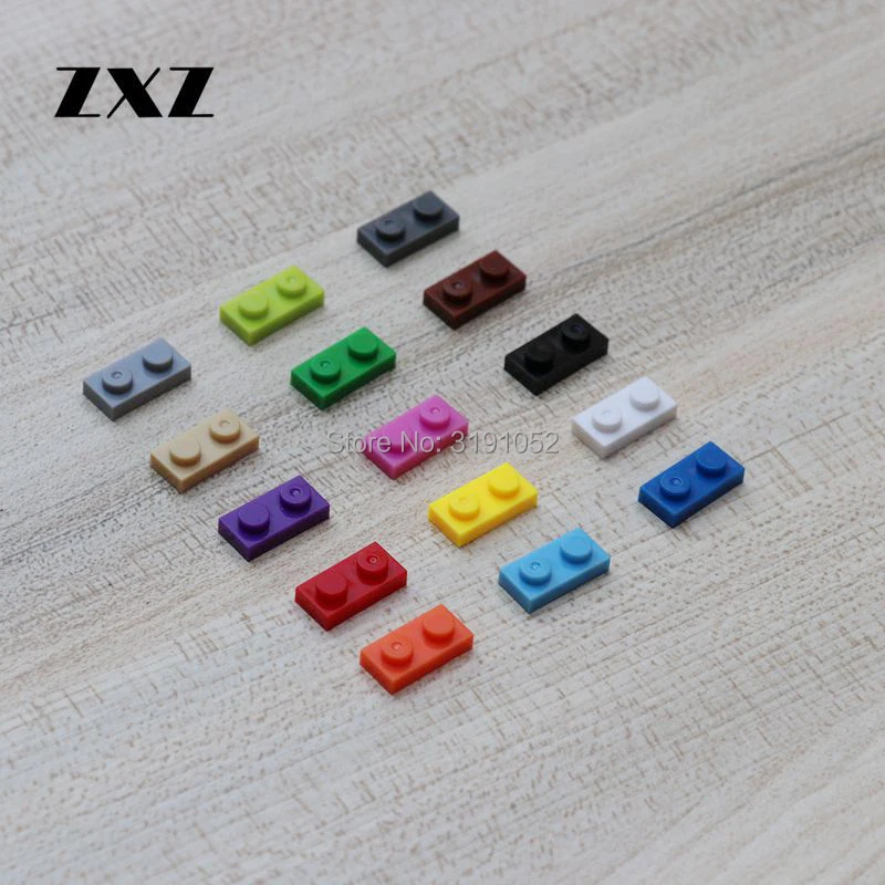 Обучающие игрушки для детей пластина 1x2 набор коротких пластиковых моделей
