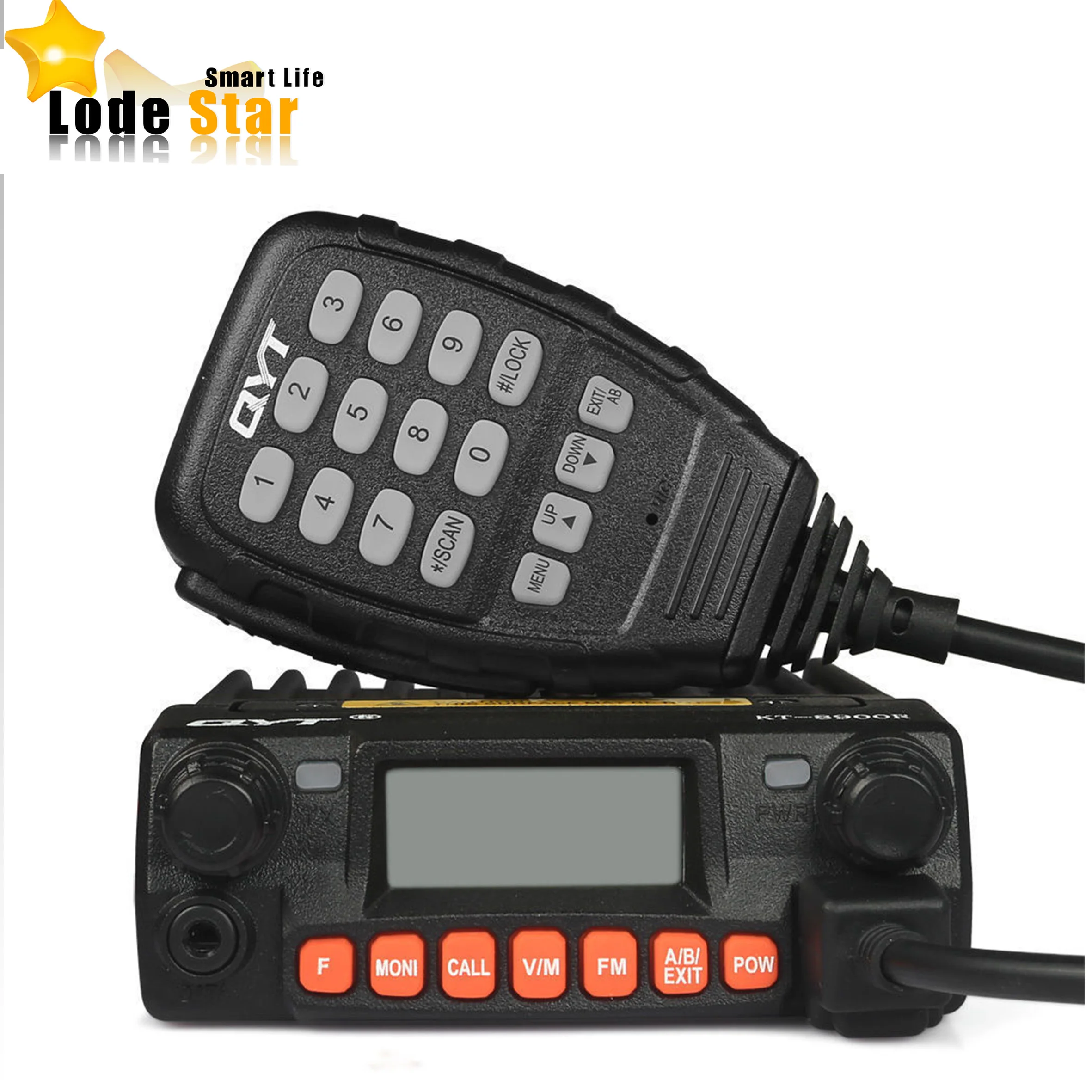 Горячая Распродажа QYT MINI Mobile Radio KT8900R KT 8900R VHF/UHF трехдиапазонная рация 25 Вт 200