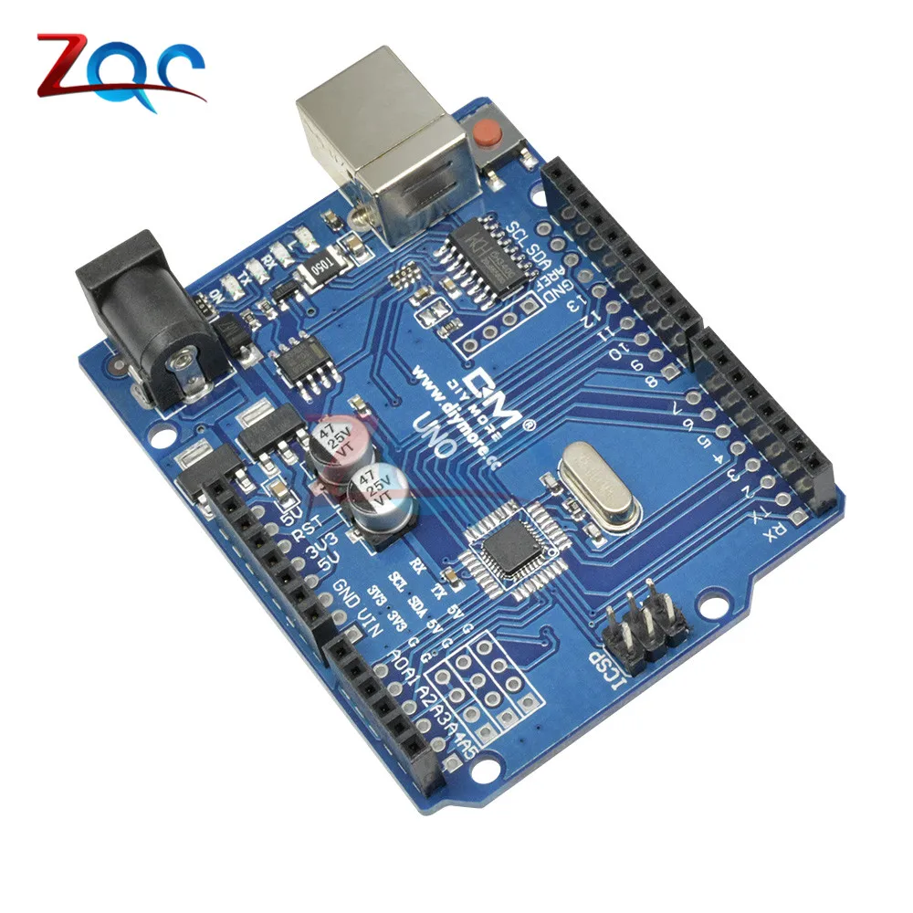 UNO R3 совместимая плата Mit Atmel ATmega328P 16 МГц CH340 CH340G USB Замена ATmega16U2 с Pin