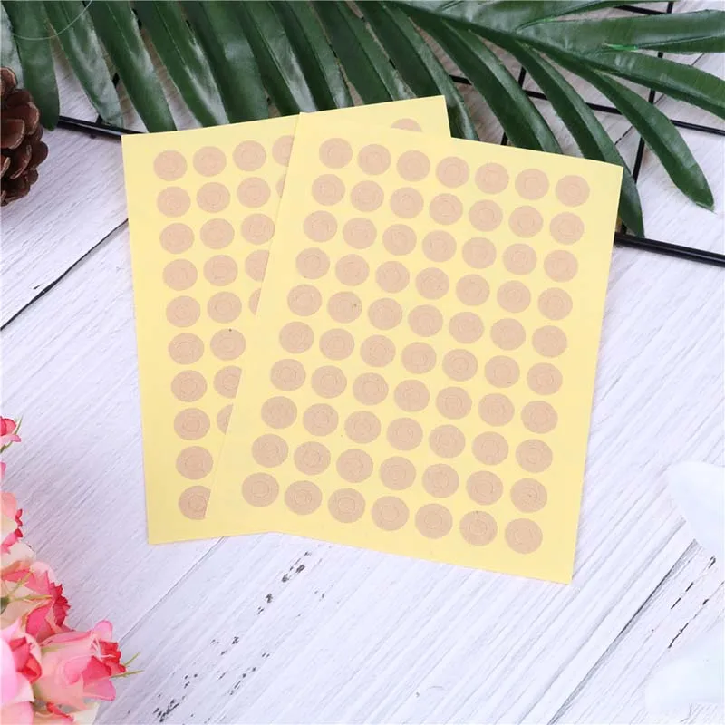 140 шт./лот крафт бумага сделай сам Подарочные наклейки с уплотнением усиленная