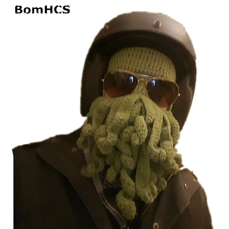 Трикотажная шапка BomHCS novtentacle Octopus Cthulhu Ветрозащитная маска подарок на день