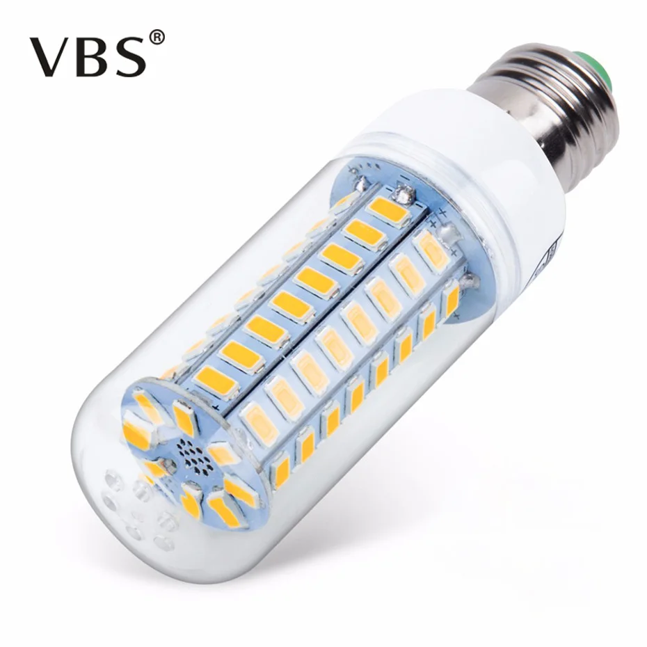 

E27 Led Candle Bulb 220V LED E14 Corn Lamp SMD 5730 24 36 48 56 69 72leds Energy Saving Light for Home Chandelier Lighting
