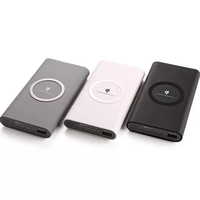 10000 мАч беспроводной внешний аккумулятор повербанк USB power Bank портативный