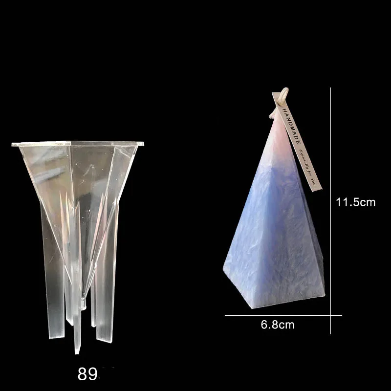 Геометрические ароматические свечи Формы Конус пластиковые формы DIY ремесло