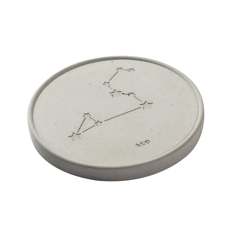 

12 Constellations Coaster Silicone Mold Concrete Disc Mould