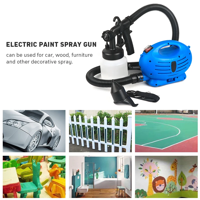 WWW KLY 220 V Electric paint Воздушный пистолет распылитель компрессор Профессиональный