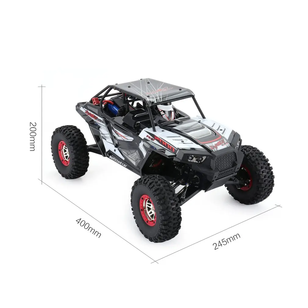 Радиоуправляемый 1/10 2 4G 4WD Электрический гусеничный автомобиль для скалолазания