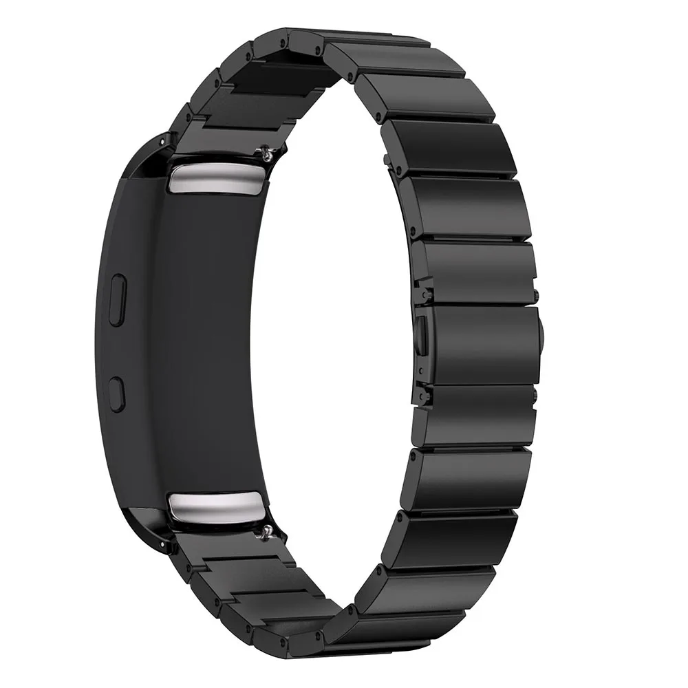 Браслет из нержавеющей стали для Samsung Gear Fit 2 Fit2 Pro люксовый металлический наручный