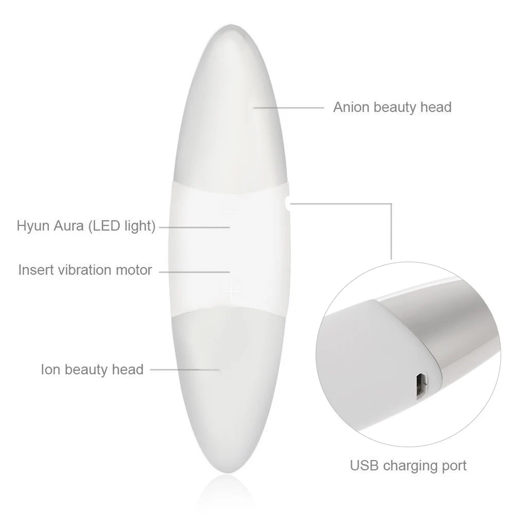 Портативный ручной ионный прибор для лица массажер глаз Эфирная подпитка масла