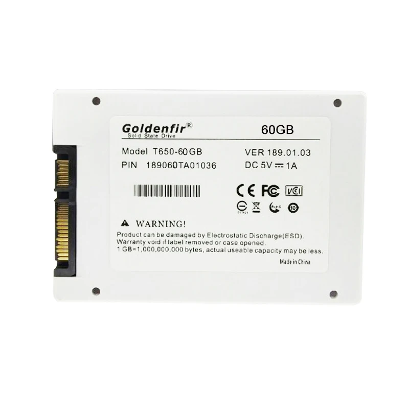 SSD 60 ГБ 120 240 32 Goldenfir 500 г твердотельный накопитель диск 360 480 960 1 ТБ для ноутбуков desktop