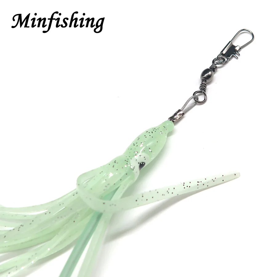 2 шт. светящиеся мягкие рыболовные приманки с острым рыболовным крючком и