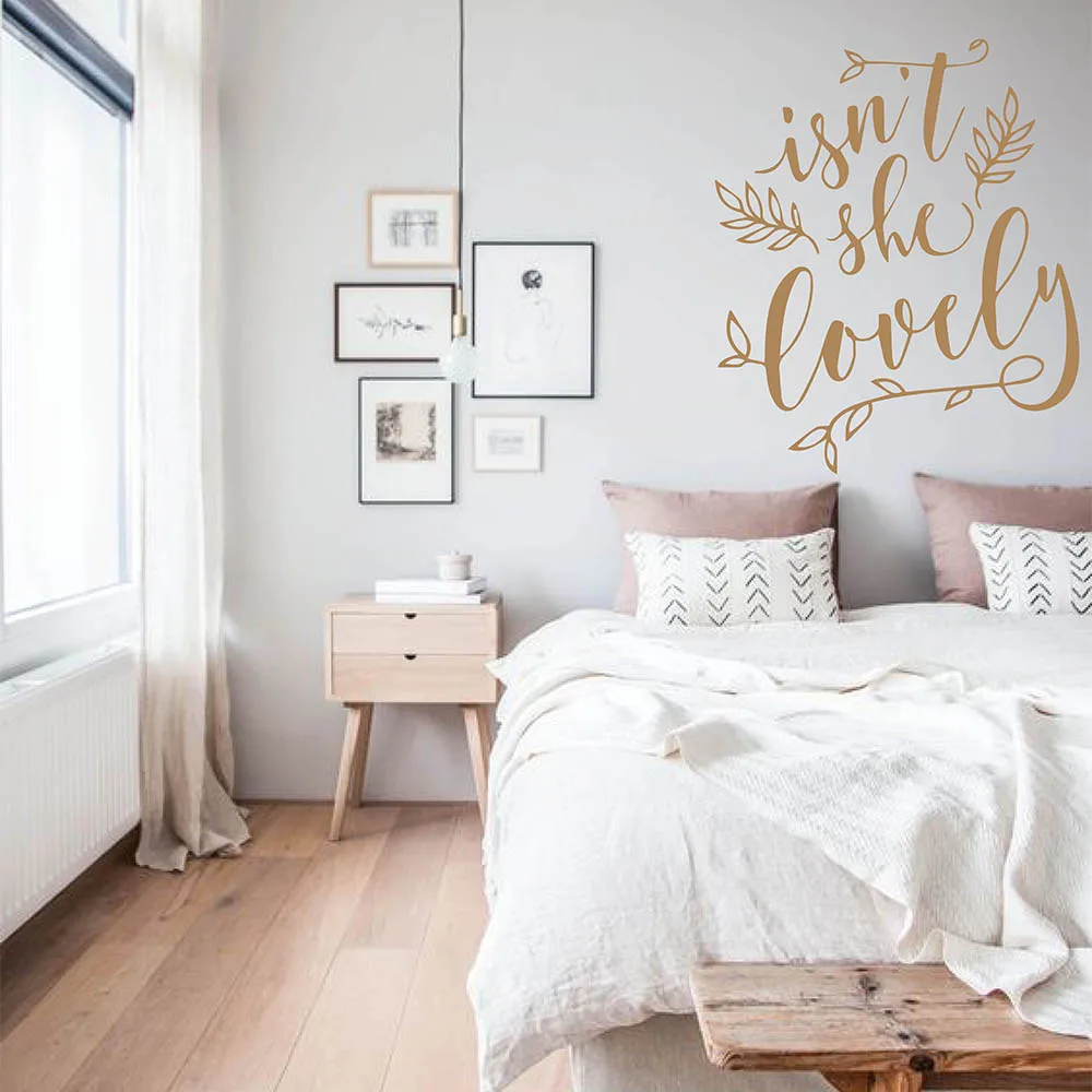 

Isn't She Lovely Nursery Wall Quote Decal Isn't She Lovely Nursery Wall Sticker Vinyl Nursery Lettering Art 8105Q