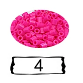 4 DOLLRYGA 5 мм, 1000 шт, 50 цветов, бусины для детей, Хама, бусины Perler, сделай сам, пазлы, Горох, высокое качество, подарки ручной работы, детские игрушки - Цвет: 4