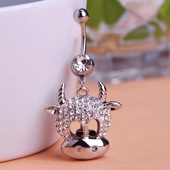 Золото корова бык животных мотаться средства ухода за кожей пирсинг Лето Секс