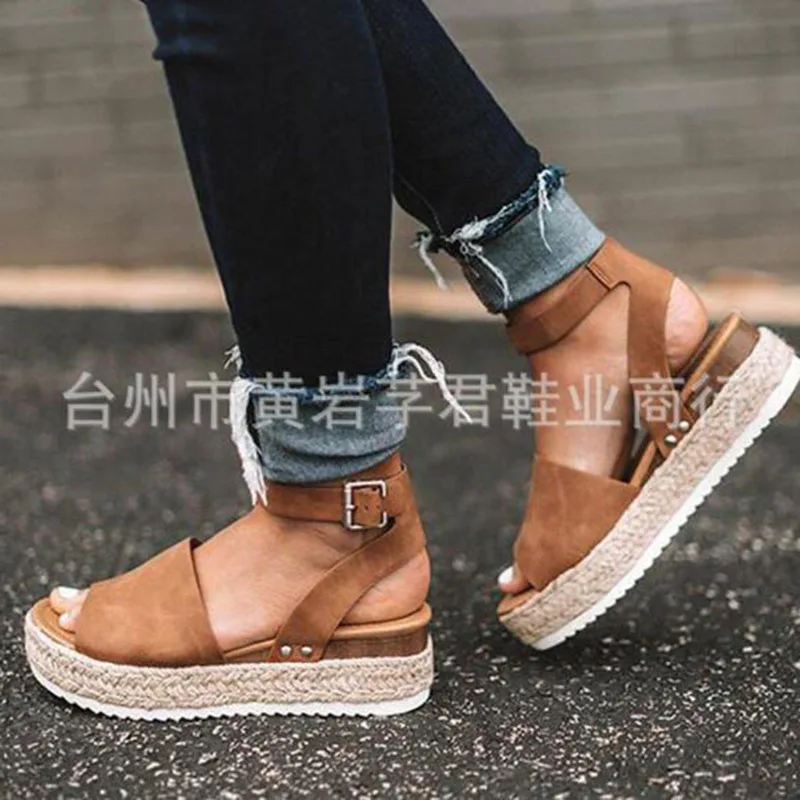 Лидер продаж летние модные женские повседневные туфли лодочки босоножки на