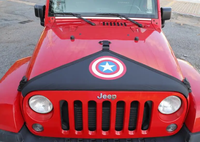 CarCarHome V Капот Крышка двигателя передний конец Т Бар треугольник для Jeep Wrangler jk 2007-17