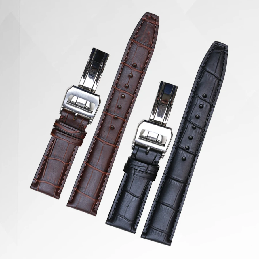 Ремешок для часов SAUPPO из телячьей кожи подходит IWC Portugieser ремешок наручных