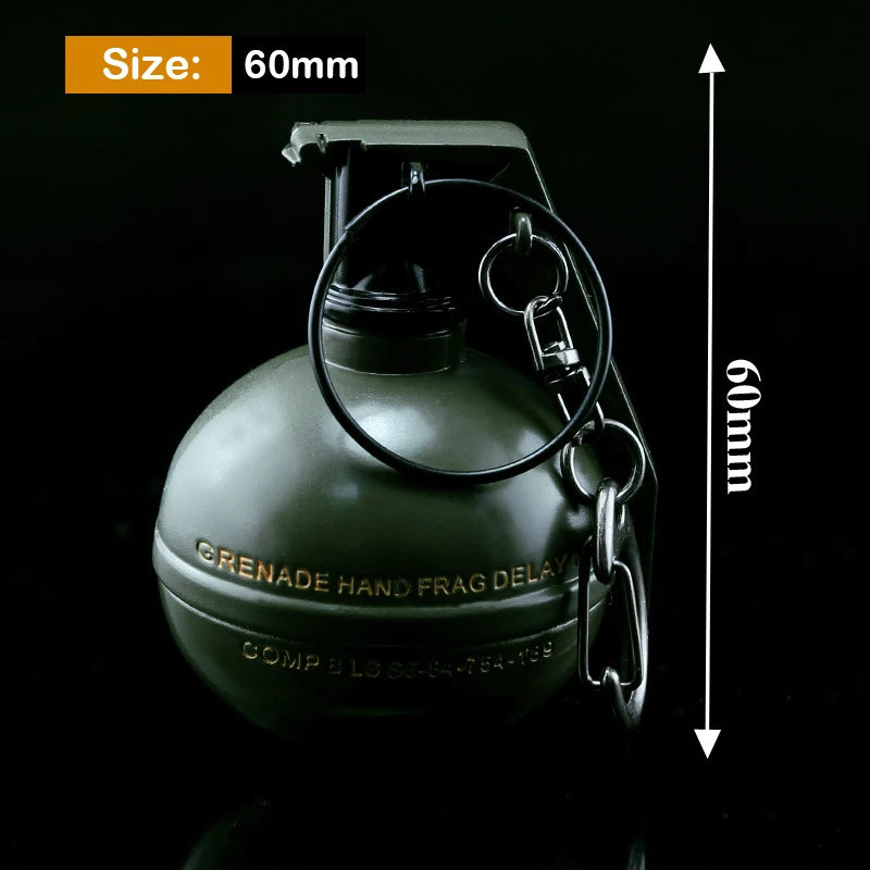 6 см игра Playerunknown's Battlegrounds Frag Grenades оружие модельный брелок PUBG сплав кулон сувенир