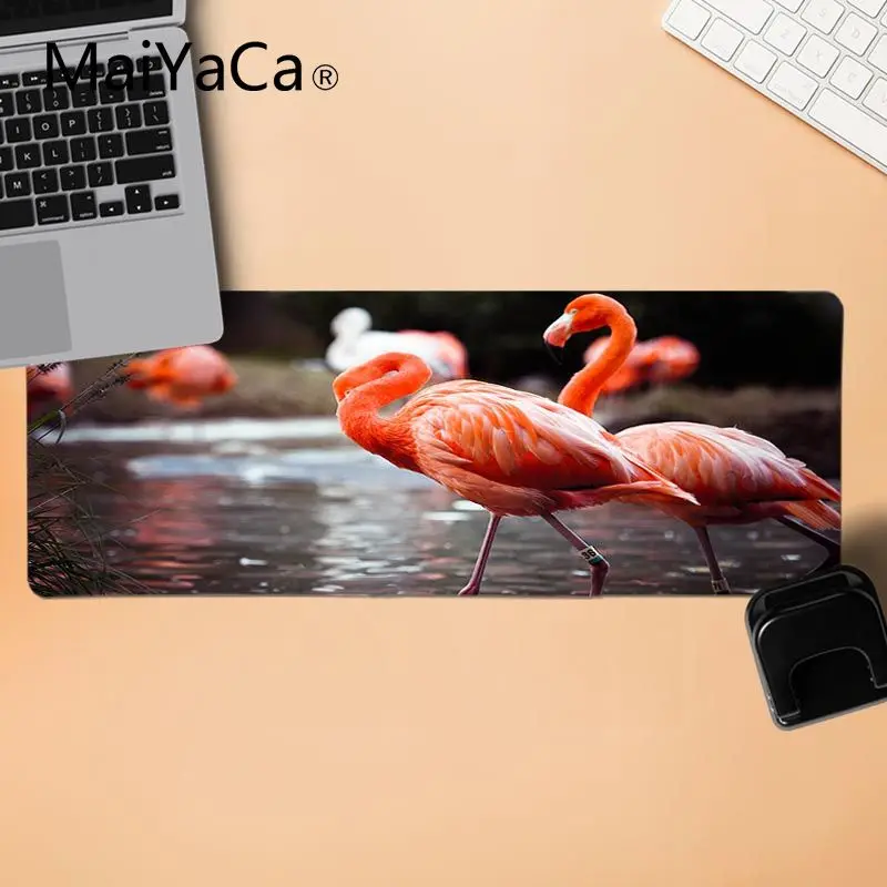 Игровой коврик для мыши MaiYaCa новый дизайн большой с изображением фламинго