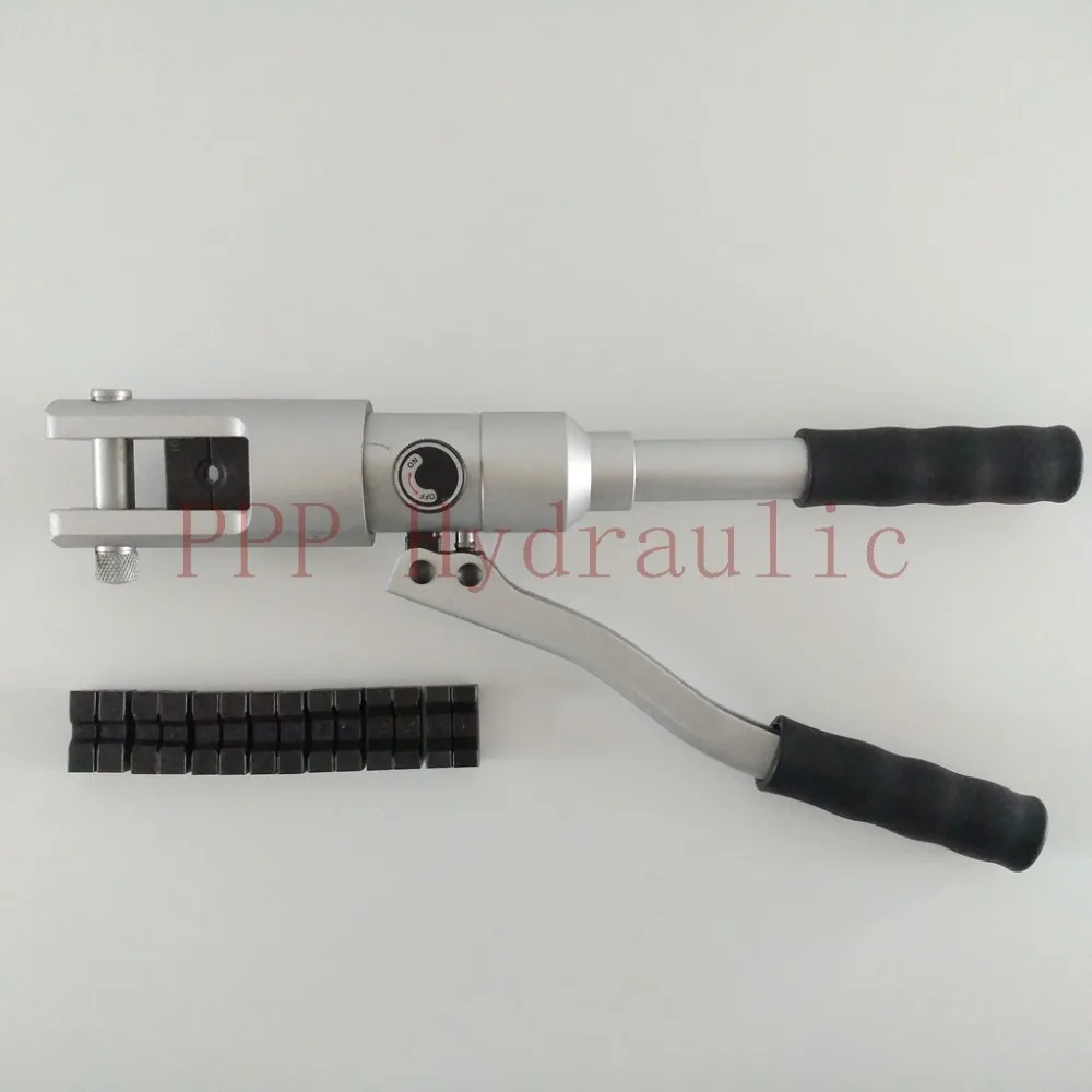 Алюминиевый сплав Быстрый гидравлический обжимной инструмент Диапазон обжима