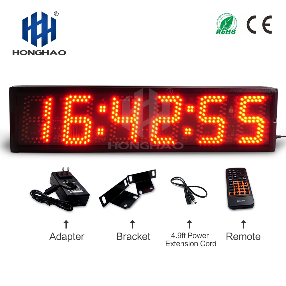 Honghao светодиодный таймер обратного отсчета секундомер для гонок школы спорта