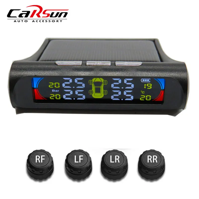 Система контроля давления в шинах TPMS на солнечной батарее датчик с датчиком