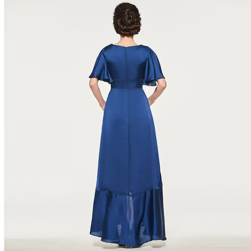 Платье для матери невесты Tanpell с завышенной талией и бисером платье на молнии