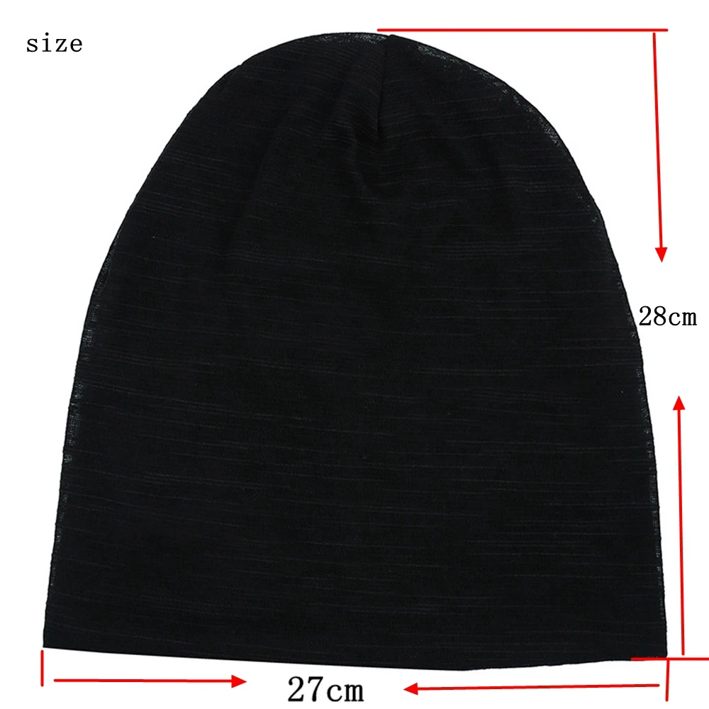 

Fashion Cotton Hats For Men Winter Warm Skullies Beanies Women Turban Hats Striped Unisex Hip Hop Punk Cool Bone Gorro