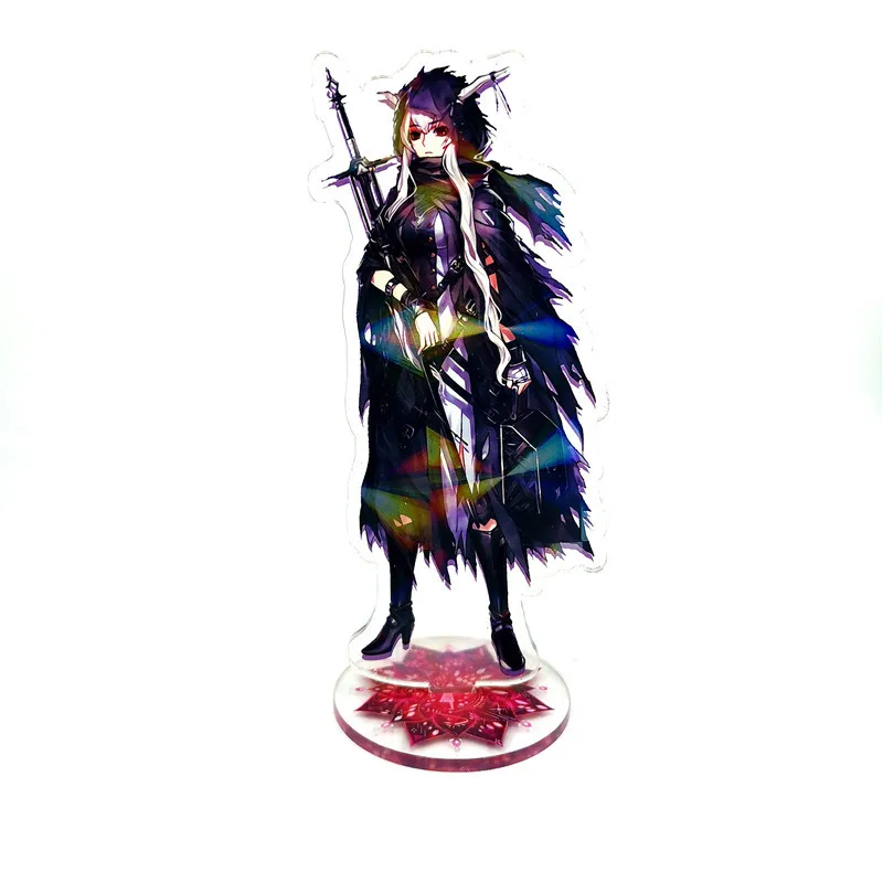 Аниме игра Arknight Wiki Дисплей Стенд фигурка модель пластина японский мультфильм фигурка AMIYA акриловая подставка для ювелирных изделий - Цвет: 9