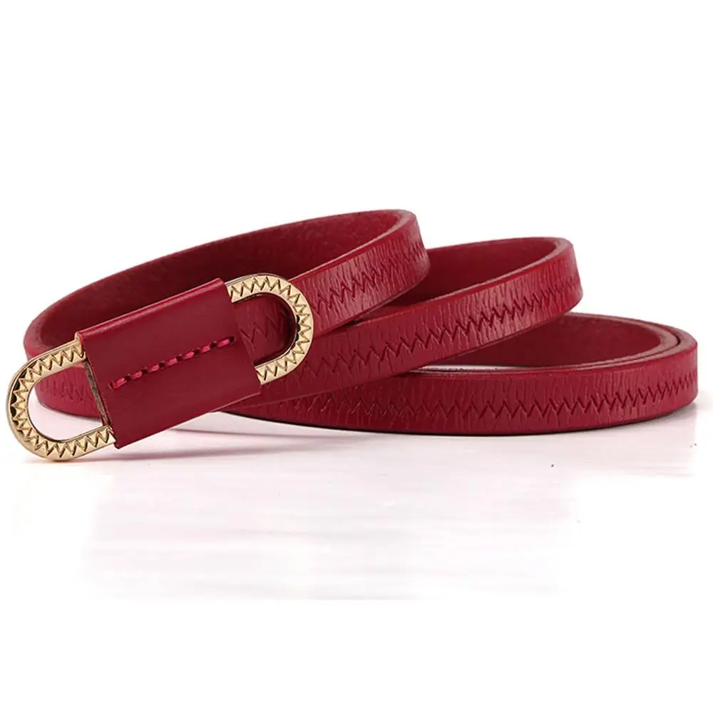 Женский ремень из воловьей кожи FAJARINA 1 см LDFJ015|cowhide leather belt|fashion beltleather belt |