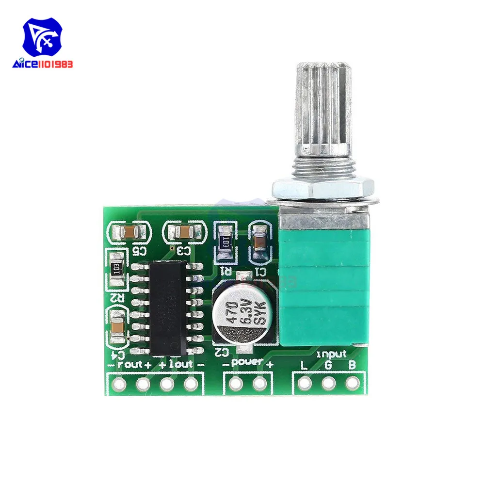 PAM8403 Класс D DC 5 В 2 канала микро USB цифровой аудио усилитель плата модуль 2* 3W регулятор громкости переключатель стерео усилитель доска